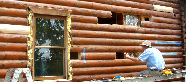 Log Home Repair Pembroke, Virginia