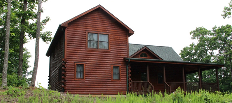 Professional Log Home Borate Application  Giles County, Virginia