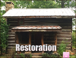 Historic Log Cabin Restoration  Giles County, Virginia